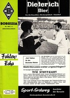 BL 31.10.70 Borussia Mönchengladbach - VFB Stuttgart Deutschland DFB