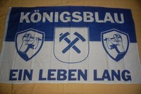 Gelsenkirchen Königsblau ein Leben lang Flagge Fahne 90 x 150 cm