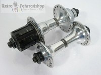 Shimano 600 FH/HB-6208/6207 Rennrad  Naben Set 6fach 100/126mm 36 Loch TOP 80`