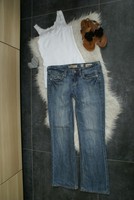 ♥ Anastacia by s.Oliver Jeans Hipster 31/32 38 32 Bootcut blau Denim Sommerjeans