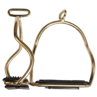 Karlslund goldene Sicherheitssteigbügel  Islandpferd Isländer Gangpferd