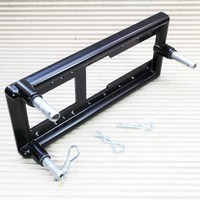 Pletscher Metall Adapterplatte für Pletscher System Gepäckträger