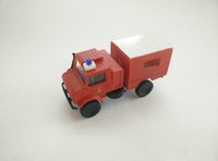 Roco - Mercedes-Benz Unimog U 1300 TLF 8/18 Feuerwehr Berlin Eigenbau 1:87