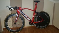 Look 596 I-Pack Carbon Triathlon/ Zeitfahrrad, Dura Ace, Zipp, 3T