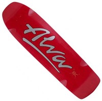ALVA - Old School Cruiser Pool Skateboard Deck  Rot