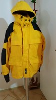 AVALANCHE Skijacke Anorak Gr M / L Kapuze Snowbordjacke Schneefang Jacke gelb 
