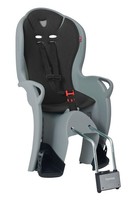 Hamax KISS Fahrrad Kindersitz grau Bezug schwarz Fahrradsitz NEU