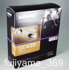 SHURE SE425-CL-J Clear Dual MicroDriver In-Ear Headphones Express shipping JAPAN