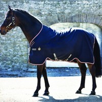Horseware Rambo Grand Prix Helix Stalldecke Abschwitzdecke Transportdecke black