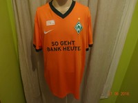 Werder Bremen Original Nike Ausweich Trikot 2009/10 "SO GEHT BANK HEUTE" Gr.XXL