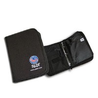 PADI Logbuch Binder- Nylon Fabric Binder - Codura Zipper Schwarz