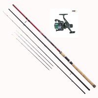 Jenzi Feederrute Crystal Feeder 3,60m 150g inkl. NGT Rolle Schnur und 3 Spitzen