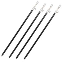 4x Bank Stick 50-90cm Bankstick Erdspeer Erdspieß Rod Pod Rutenauflage Buzz Bar