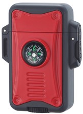 Windmill Beep-8 All Weather Gas lighter Oil Filled Compass Red(Japan import)
