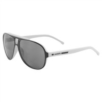 LACOSTE Aviator Unisex Sonnenbrille L638S 001 Schwarz Grau / Grau, Black Grey 