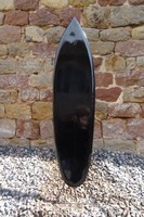 SU 130 S-D / Deko Surfboard beidseitig SCHWARZ lackiert 130 cm Surfbrett surfen 
