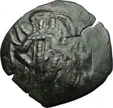 Michael VIII Palaeologus Archangel Michael Saint Demetrius Byzantine Coin i59359