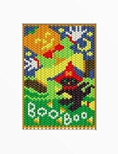 Halloween Boo! Beaded Banner Pattern