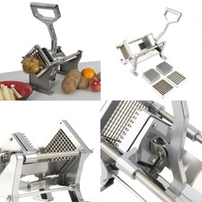 Potato French Fry Fruit Vegetable Cutter Slicer Commercial Quality 3 Blades Awp