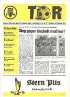 Programm  77/78  Li  Schwarz Weiß Essen - 1. FC Bocholt