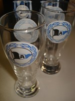 Mini-Weizenbiergläser/Schnapsgläser DSC Arminia Bielefeld Fussball Fanartikel