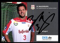Bennet Wiegert Autogrammkarte SC Magdeburg Original Signiert + A 103349