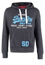 Superdry sweat shirt boutique capuche homme sweat à capuche graphite chiné 3XL