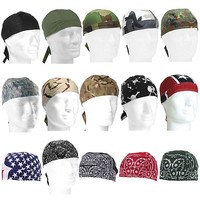 Headwrap viele Farben, Army Biker Kopftuch Bandana tarn camo Rocker Tuch Mütze