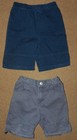2 Baby Boys SHORTS Size 4T Navy Blue Gray