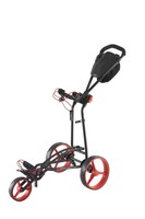 Big Max Autofold FF  - 3-Rad-Golftrolley Farbe Schwarz Rot Neuheit 2016 !