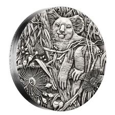 Australian Koala 2017 2oz Silver High Relief Antiqued $2 Coin Australia
