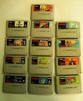 Sammlung Super Nintendo Spiele 13x Stück 