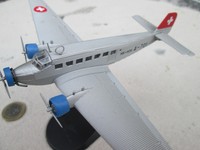 Junkers Ju-52 Swiss Air 1940  / Metall 1:144  Yakair / Avion
