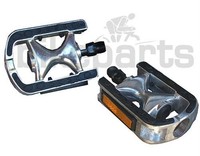 1 Paar Trekking Pedale Fahrradpedalen rutschfeste Trittfläche Alu Anti-Rutsch