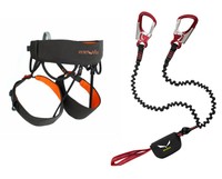 Klettersteigset Salewa Premium + Klettergurt Edelweiss Dart 