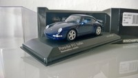 Rar! Minichamps Porsche (911) 993 Turbo 1995 1:43 Montrealblau/blue metallic 