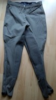 Reithose Vollbesatz Georg Schumacher 84 taupe Schlamm Master 51 Überlänge 42