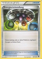 Pokemon ENERGIERÜCKSTELLUNG Schicksals-Schmiede 98/124 Neu!