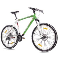 26" Zoll MTB MOUNTAINBIKE FAHRRAD CHRISSON ALLWEGER ALU mit 24G DEORE 48cm grün