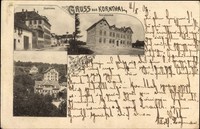 Ak Kornthal Münchingen im Kreis Ludwigsburg, Hauptstraße, Neue Lat... - 1525112