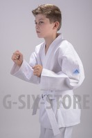Kinder adidas Karate Anzug K200E Kids Evolution weiß Gr. 100 bis 180, Kimono Gi