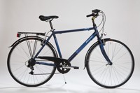 28" ZOLL ALUMINIUM HERREN FAHRRAD CITYRAD TREKKINGRAD 7 GANG SHIMANO GRAU BLAU