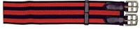 Sattelgurt aus Baumwolle Rot/Schwarz ** HORIZONT ** NEUWARE