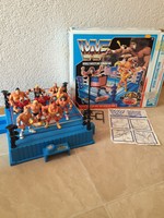 WWF WWE Ring mit Anleitung und Verpackung + 10 WWF Figuren