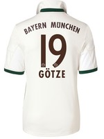 Trikot Adidas FC Bayern München 2013-2014 Away - Mario Götze [164 bis 3XL] FCB