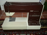 PFAFF 1119 TIPMATIC INDUSTRIE NÄHMASCHINE näht LEDER, JEANS GUTER ZUSTAND