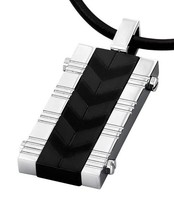 Herren Leder Halskette mit Anhänger Lotus Style LS1729-1/3