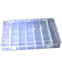 XXL Angelkoffer Spitzenringe Angelhaken Futterdose Sortierkasten Leer Box 