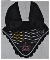 Edle  Fliegenhaube , Strass , Schwarz, Gr. WB , NEU , Kollektion 2015