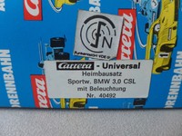 Carrera Universal Heimbausatz BMW 3,0 CSL Nr. 40492 OVP